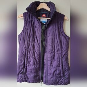 Columbia Purple Quilted Puffer Vest - XS